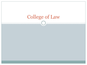 College of Law - UNISA