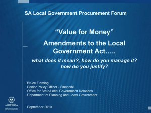 How do you justify value for money in procurement?