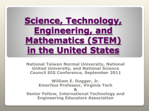 STEM - International Technology and Engineering Educators