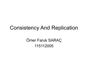 Consistency And Replication