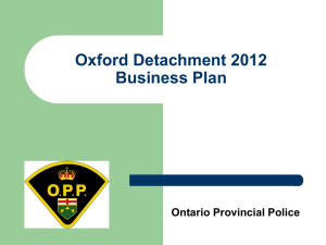 Oxford Detachment 2012 Business Plan powerpoint2revised