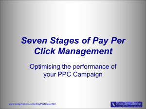 Seven Stages of Pay Per Click Management