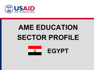 Education Sector Profile