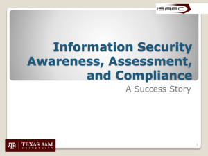 Information Security Awareness, Assessment