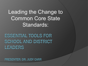 COMMON CORE STATE STANDARDS FOR MATHEMATICS