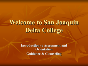 30MinuteOrientation - San Joaquin Delta College