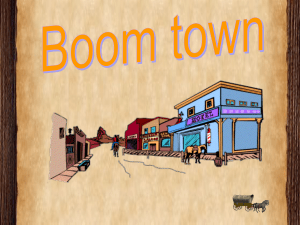 Boom-town - Volunteer Sue