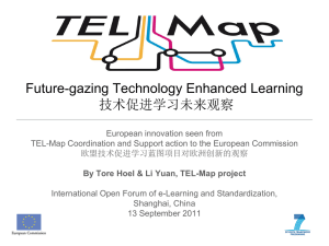 Future-gazing Technology Enhanced Learning - Tel-Map