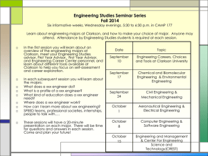 Engineering Studies Seminar Series Fall 2006 Six informative
