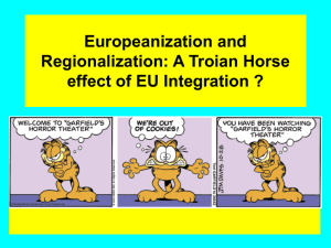 Europeanization and Regionalization: A Troian Horse effect of EU