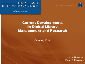 Current Developments in Digital Library