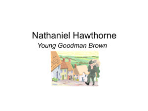 Young Goodman Brown Intro. Notes