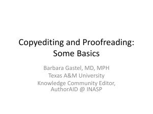 Copyediting and Proofreading-minus photos