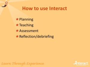 How to use Interact