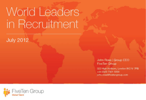 FiveTen Group - Recruitment International