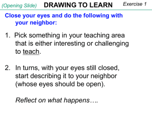 Drawing to Learn