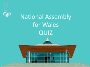 PowerPoint version of the National Assembly for Wales Quiz