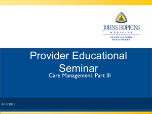 Presentation - Johns Hopkins Medicine