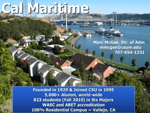 Maritime Academy - The California State University