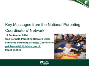 Key messages from the National Parenting Co