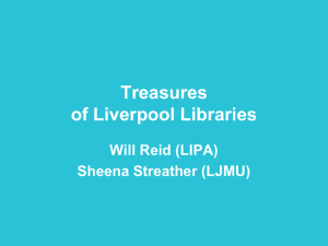 Research and Special Collections in Liverpool