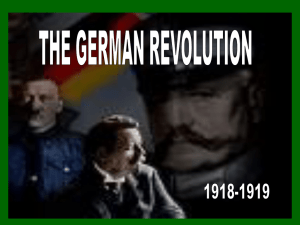 The German Revolution ppt