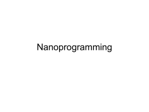 Nanoprogramming