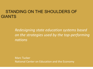 Redesigning state education systems