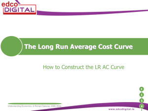 THE LONG-RUN AVERAGE COST CURVE