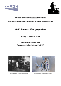 CLHC Forensic PhD Symposium