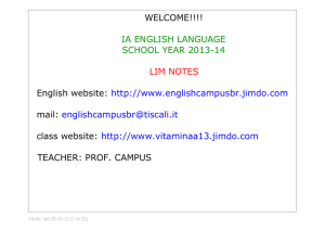IA ENGLISH LESSONS - UNIT 2 - About English!!!