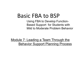 Module 7: Implementing, Reviewing, and Modifying the BSP