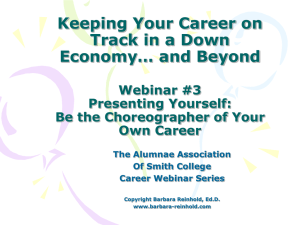 Smith Career Connector Webinar #3 Creating Your Campaign
