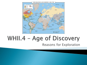 WH2.4 Introduction – Reasons for Exploration
