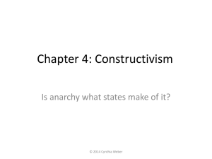 Chapter 4: Constructivism