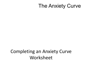 Completing an Anxiety Curve - The Incredible 5 Point Scale