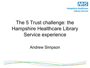 Presentation on the 5 Trust Challenge