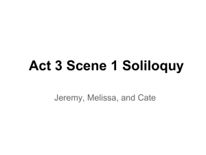 Act 3 Scene 1 Soliloquy