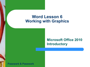 MS Word - Lesson 6
