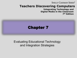 Evaluating Educational Technology and Integration Strategies