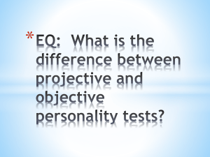 EQ: What is the difference between projective and