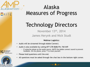 AMP TD 11-13-2014 - Alaska Measures of Progress