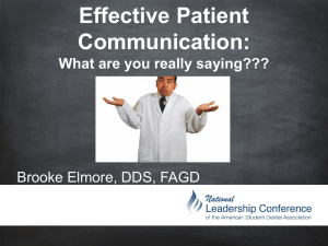 How to Effectively Communicate with your Patients