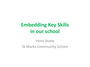 Implementing Key Skills St. Mark`s CS