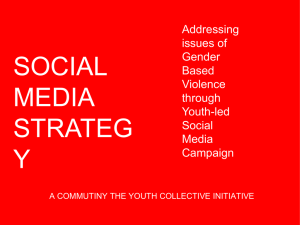 Social Media Strategy a CYC presentation