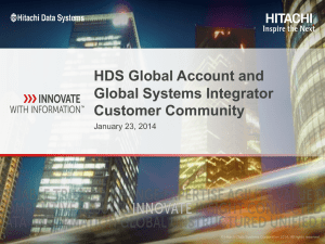 Critical components of the community - HDS Community