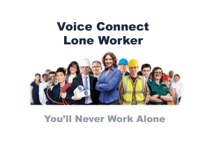 VC Lone Worker - Voice Connect