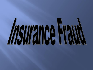 What is “Fraud”? - Insurance Federation of Minnesota