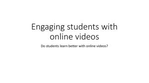 Engaging In-class Learning with Online Videos