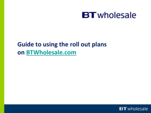 Guide to-using the FTTC and FTTP roll out plans